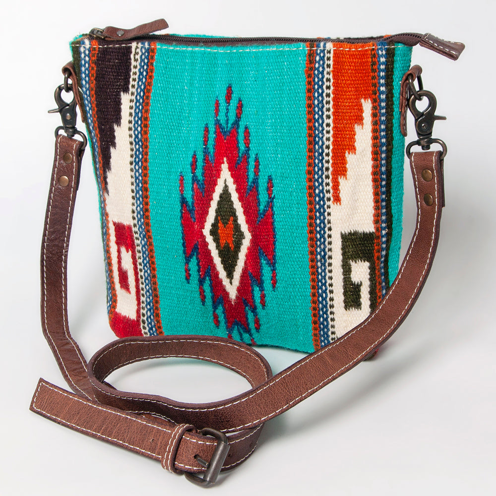 American Darling Large Crossbody Saddle Blanket Genuine Leather women bag western handbag purse