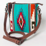 American Darling Large Crossbody Saddle Blanket Genuine Leather women bag western handbag purse