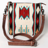 American Darling Large Crossbody Saddle Blanket Genuine Leather women bag western handbag purse