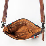 American Darling Large Crossbody Saddle Blanket Genuine Leather women bag western handbag purse