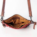American Darling Cross Body Saddle Blanket Genuine Leather women bag western handbag purse