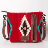 American Darling Cross Body Saddle Blanket Genuine Leather women bag western handbag purse