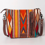 American Darling Cross Body Saddle Blanket Genuine Leather women bag western handbag purse