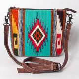 American Darling Cross Body Saddle Blanket Genuine Leather women bag western handbag purse