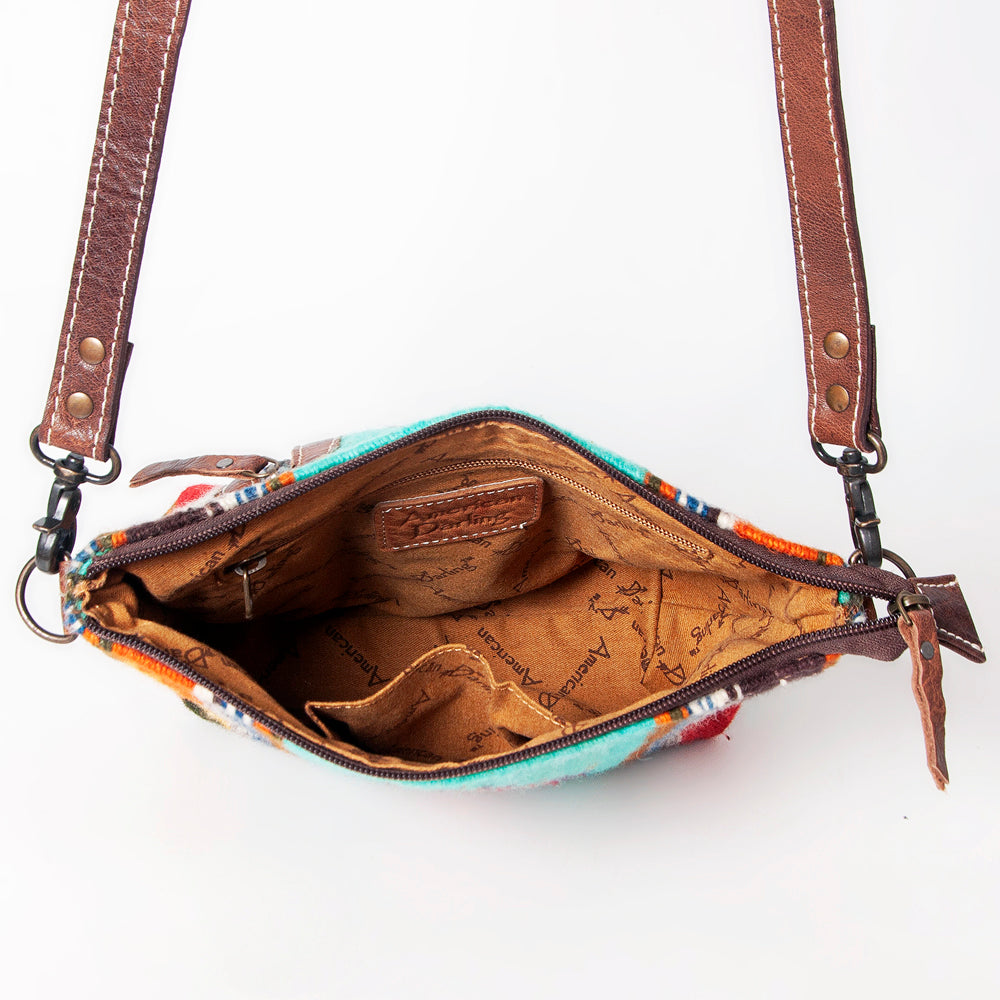 American Darling Cross Body Saddle Blanket Genuine Leather women bag western handbag purse