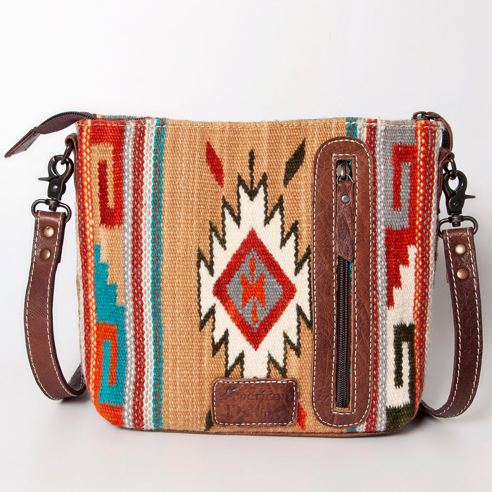American Darling Cross Body Saddle Blanket Genuine Leather women bag western handbag purse