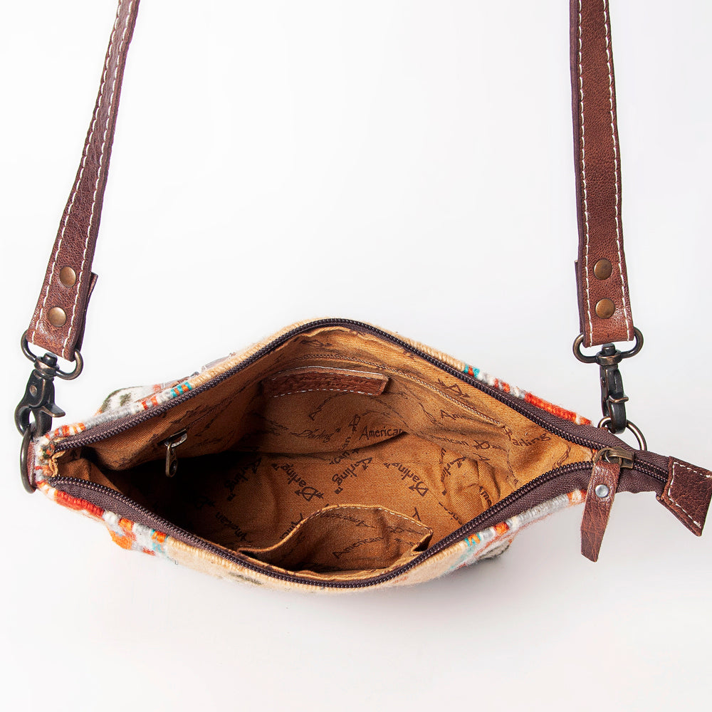 American Darling Cross Body Saddle Blanket Genuine Leather women bag western handbag purse