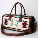 American Darling Duffel Saddle Blanket Genuine Leather Western Women Bag | Handbag | Leather Duffle Bag | Weekend Bag | Travel Duffel Bags | Duffel Bag for Women |