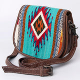 American Darling Cross Body Saddle Blanket Genuine Leather women bag western handbag purse