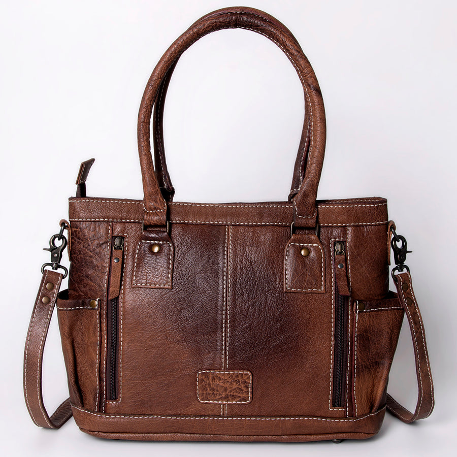 American Darling Women's Tote Bag Western Saddle Blanket Genuine Leather Handbag and Ladies Purse