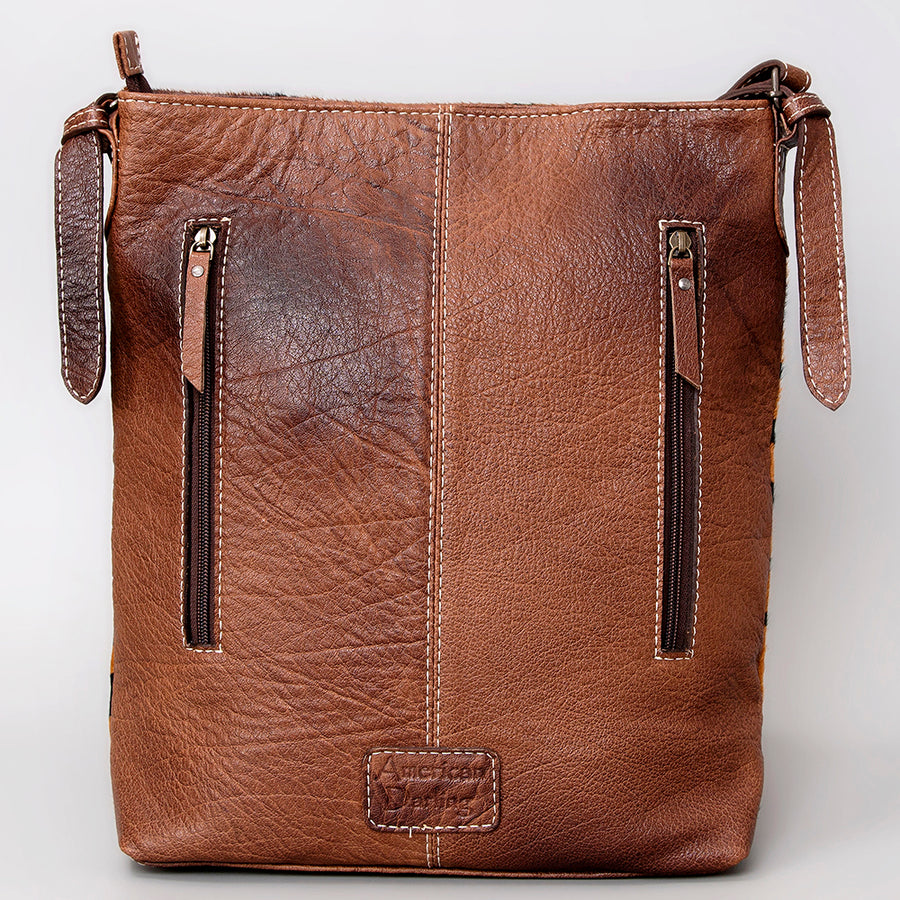 American Darling Women's Hobo Bag Western Hair-on Genuine Leather Handbag and Ladies Purse