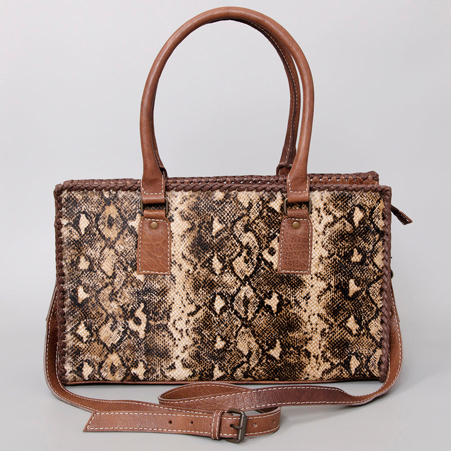 American Darling Women's Tote Bag Western Hair-On Genuine Leather Handbag and Ladies Purse