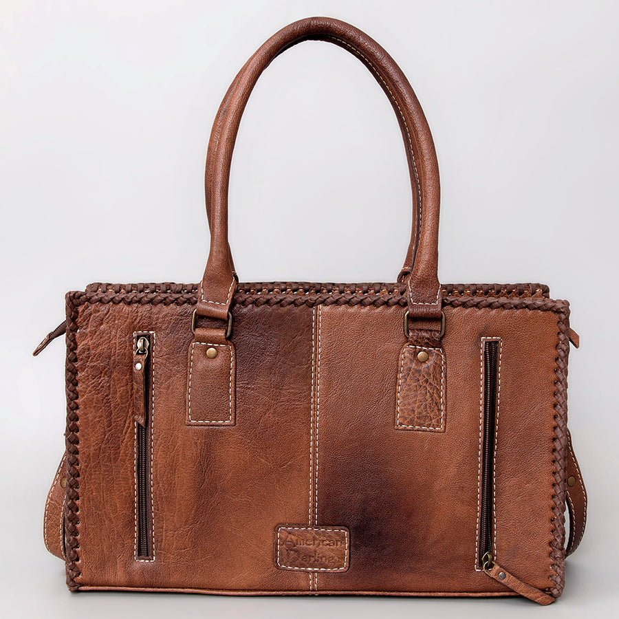 American Darling Women's Tote Bag Western Hair-On Genuine Leather Handbag and Ladies Purse