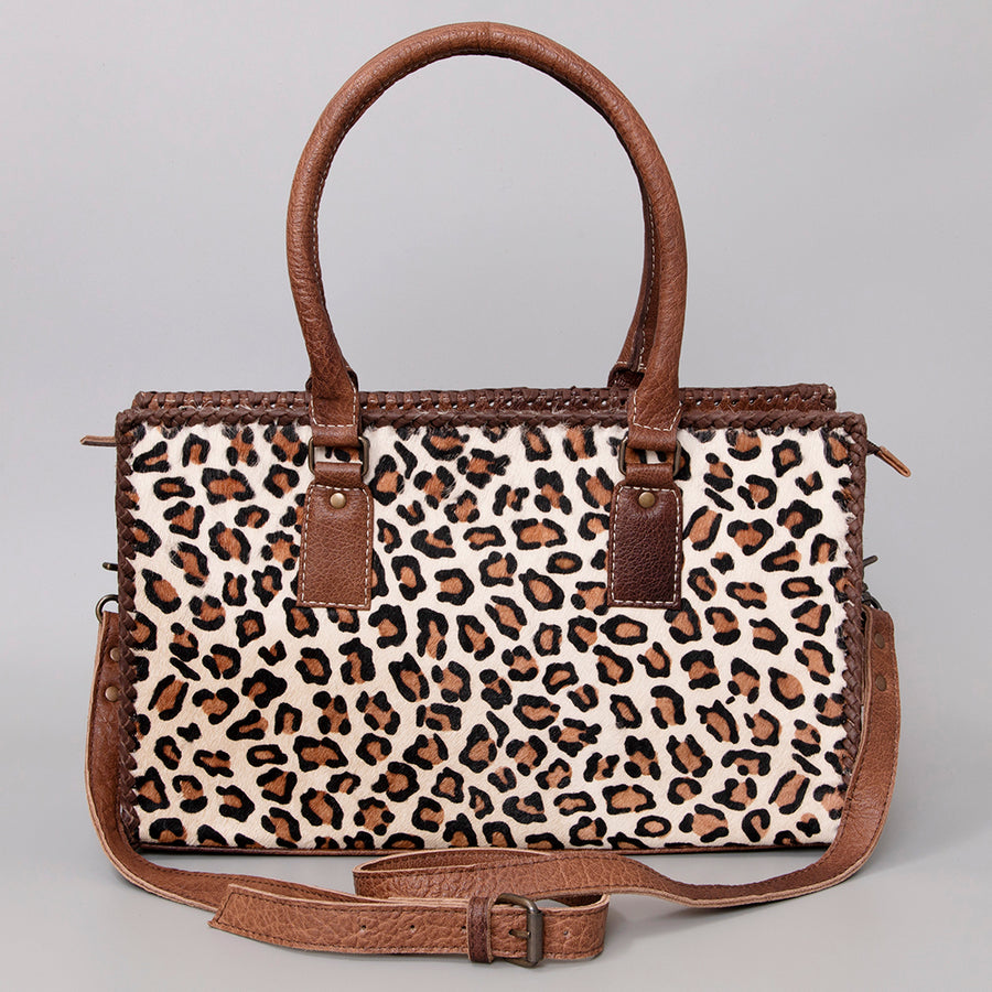 American Darling Women's Tote Bag Western Hair-On Genuine Leather Handbag and Ladies Purse