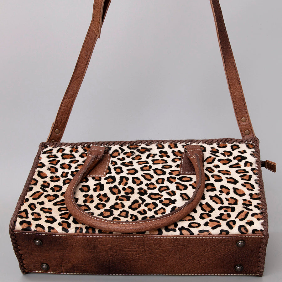 American Darling Women's Tote Bag Western Hair-On Genuine Leather Handbag and Ladies Purse