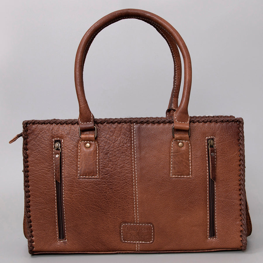 American Darling Women's Tote Bag Western Hair-On Genuine Leather Handbag and Ladies Purse
