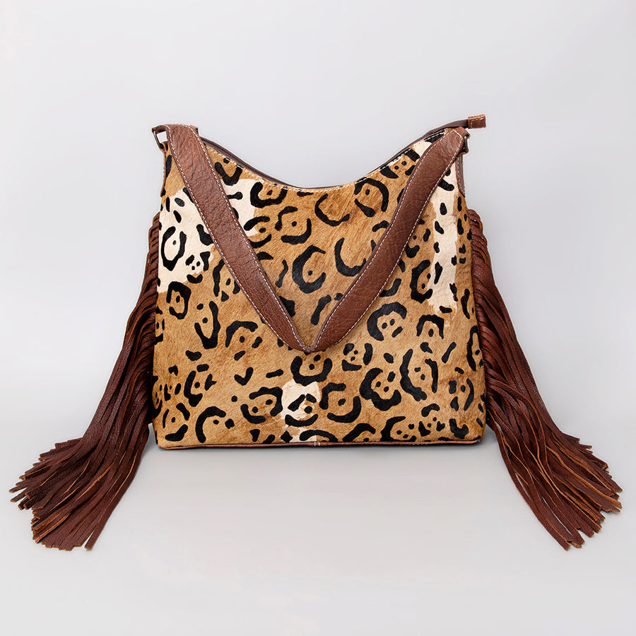 American Darling Women's Hobo Bag Western Hair-On Genuine Leather Handbag and Ladies Purse