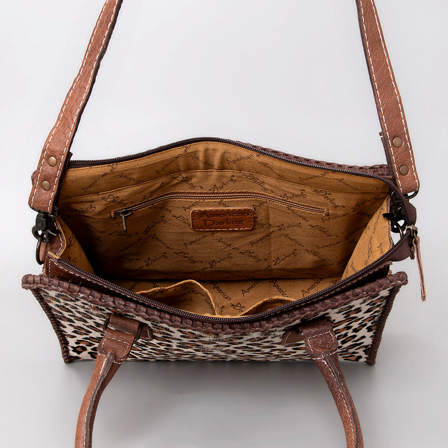 American Darling Women's Hobo Bag Western Hair-On Genuine Leather Handbag and Ladies Purse