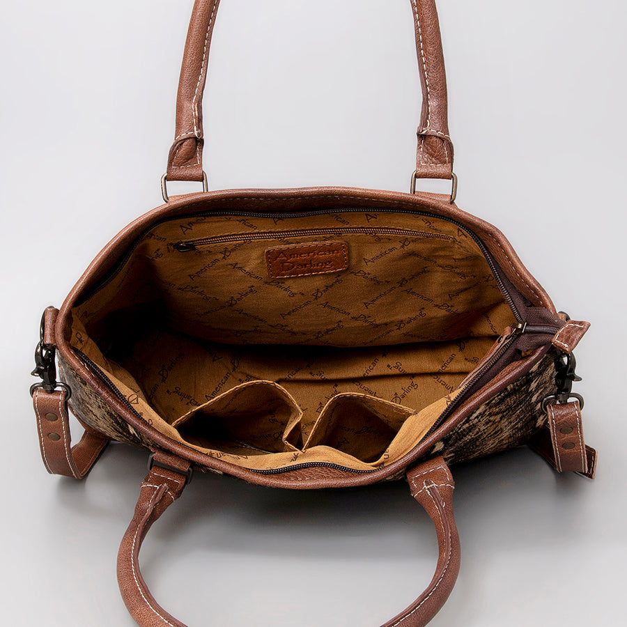 American Darling Women's Hobo Bag Western Hair-On Genuine Leather Handbag and Ladies Purse