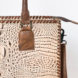 American Darling Briefcase Crocodile Embossed Genuine Leather Western Women Bag Handbag | Briefcase Bag | Briefcase for Women | Cute Briefcase Bag | Laptop Briefcase Bag