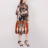 American Darling Hobo Saddle Blanket Hair Genuine Leather Western Women Bag Handbag Purse | Travel Bags College Casual