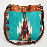 American Darling Hobo Saddle Blanket Hair Genuine Leather Western Women Bag Handbag Purse | Travel Bags College Casual