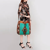 American Darling Hobo Saddle Blanket Hair Genuine Leather Western Women Bag Handbag Purse | Travel Bags College Casual