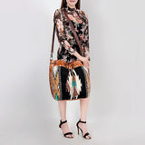 American Darling Hobo Saddle Blanket Hair Genuine Leather Western Women Bag Handbag Purse | Travel Bags College Casual