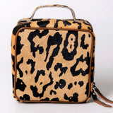 American Darling Jewelry Case Hair-On Genuine Leather Women Bag Western Handbag Purse | Organizer for Travel