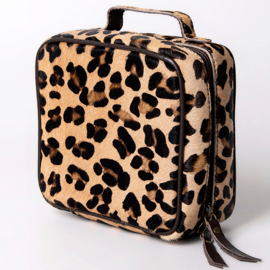 American Darling Western Hair-On Cowhide Leather Jewelry Case - Uhorse
