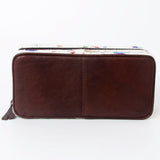 American Darling ADBGA318B Jewelry Case Hair-On Genuine Leather Women Bag Western Handbag Purse
