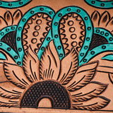 American Darling Jewelry Case Hand Tooled Genuine Leather Women Bag Western Handbag Purse | for Travel