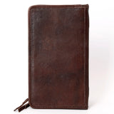 American Darling Jewelry Case Hand Tooled Hair-On Genuine Leather Women Bag Western Handbag Purse | Organizer for Travel