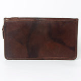 American Darling Jewelry Case Hand Tooled Hair-On Genuine Leather Women Bag Western Handbag Purse | Organizer for Travel