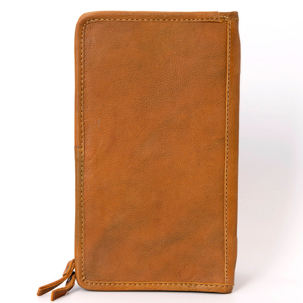 American Darling Jewelry Case Hand Tooled Hair-On Genuine Leather Women Bag Western Handbag Purse | Organizer for Travel