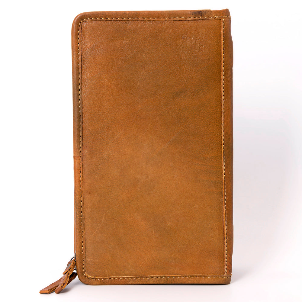 American Darling Jewelry Case Hand Tooled Hair-On Genuine Leather Women Bag Western Handbag Purse | Organizer for Travel