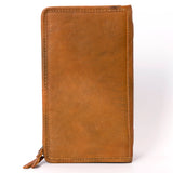 American Darling Jewelry Case Hand Tooled Hair-On Genuine Leather Women Bag Western Handbag Purse | Organizer for Travel