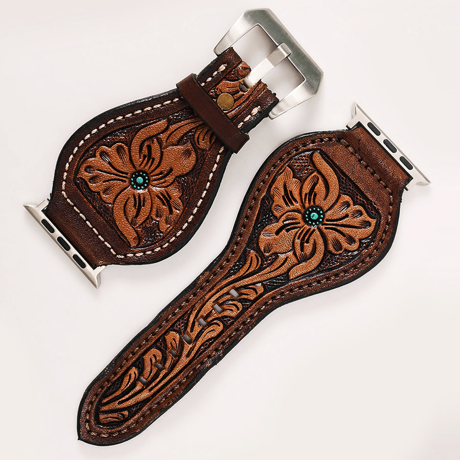 American Darling ADWAR113-41 Beautifully Hand Tooled Genuine Leather I by Hilason – Cowboy and equestrian accessories