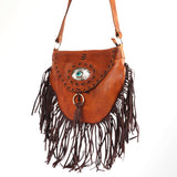 American Darling Cross Body Hand Tooled Genuine Leather Western Women Bag | Brown Handbag Purse Crossbody for Cute