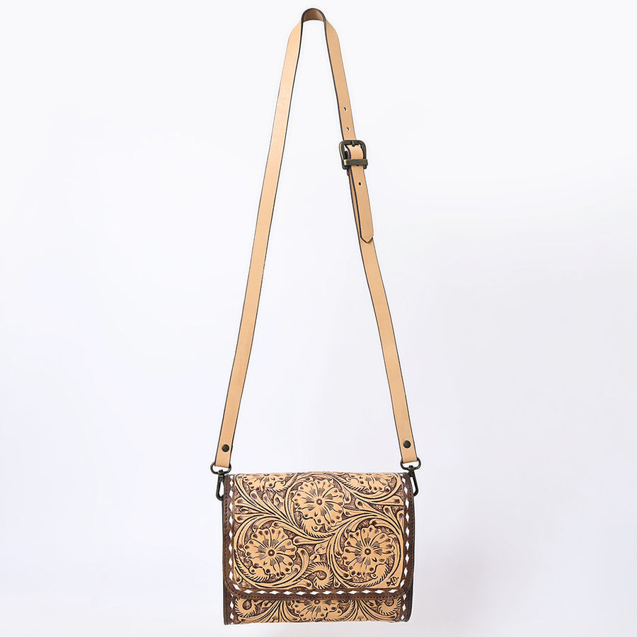 American Darling Cross Body I Hand Tooled Genuine Leather Women Bag Western Handbag Purse