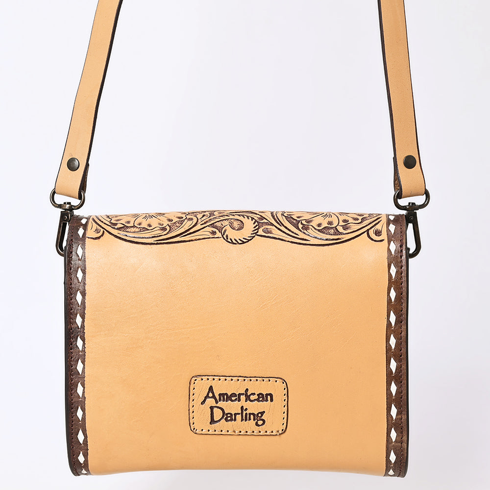 American Darling Cross Body I Hand Tooled Genuine Leather Women Bag Western Handbag Purse