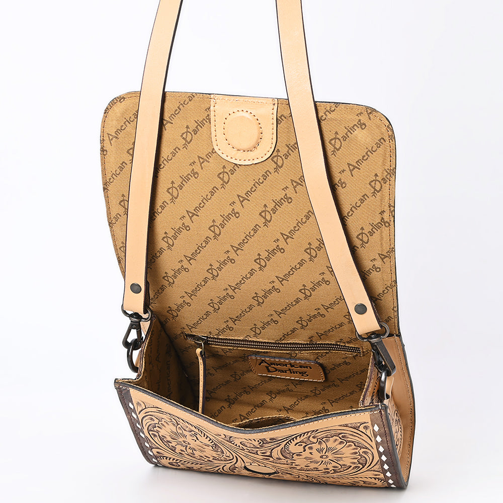 American Darling Cross Body I Hand Tooled Genuine Leather Women Bag Western Handbag Purse