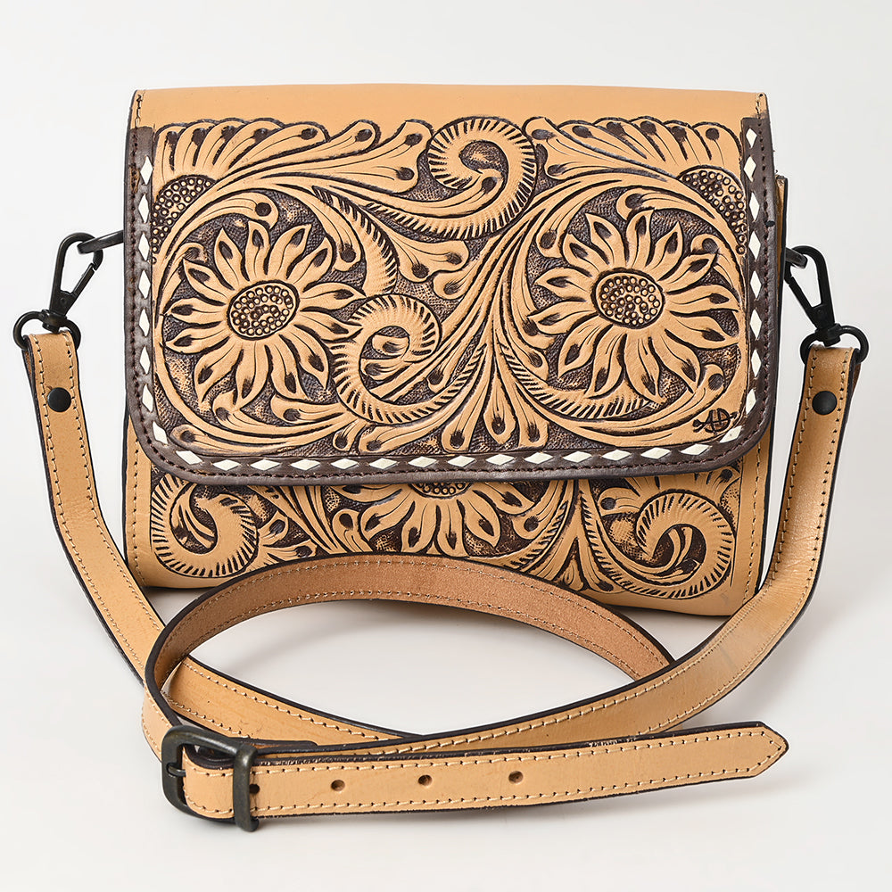 American Darling Cross Body I Hand Tooled Genuine Leather Women Bag Western Handbag Purse