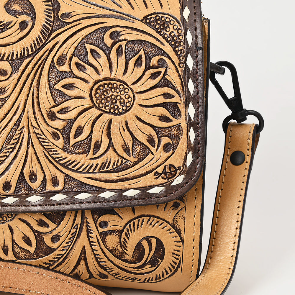 American Darling Cross Body I Hand Tooled Genuine Leather Women Bag Western Handbag Purse