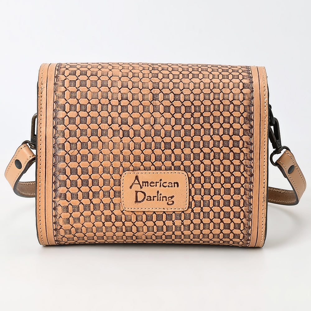 American Darling Cross Body I Hand Tooled Genuine Leather Women Bag Western Handbag Purse