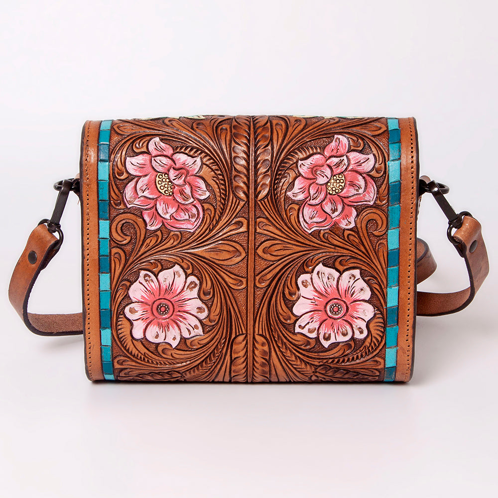 American Darling Cross Body I Hand Tooled Genuine Leather Women Bag Western Handbag Purse