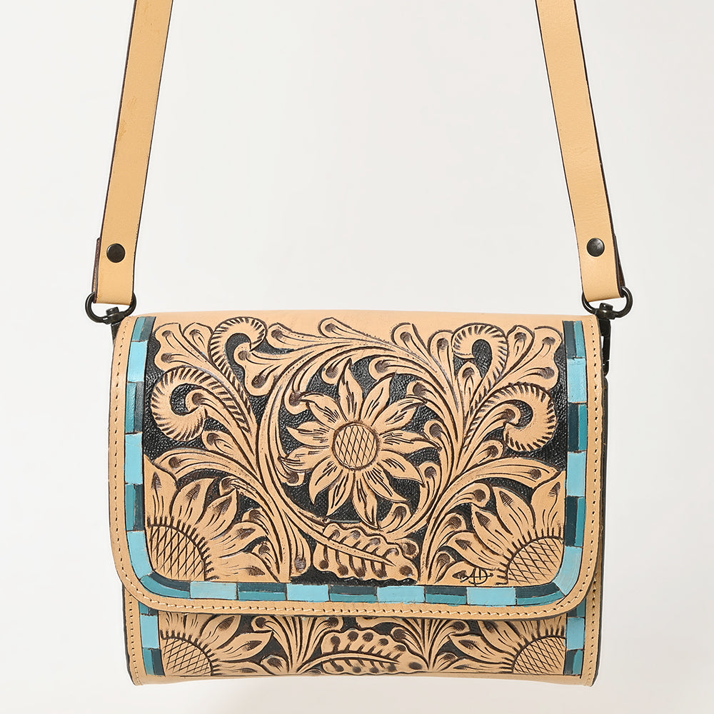 American Darling Cross Body I Hand Tooled Genuine Leather Women Bag Western Handbag Purse