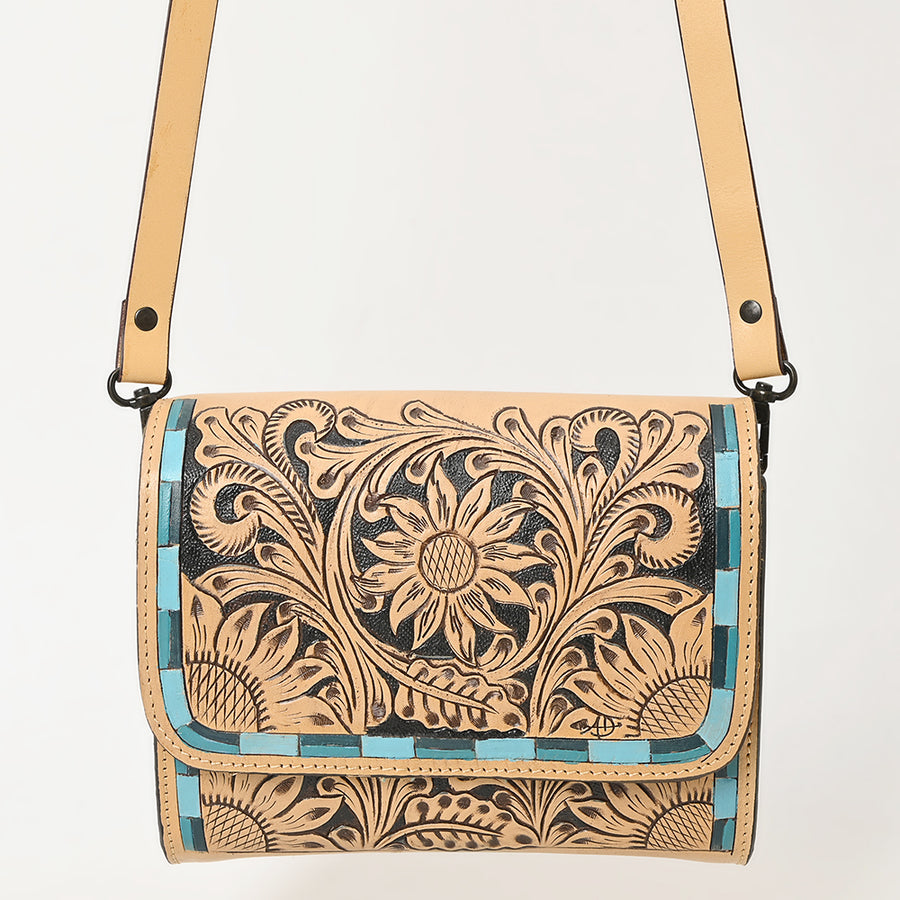 American Darling Cross Body I Hand Tooled Genuine Leather Women Bag Western Handbag Purse