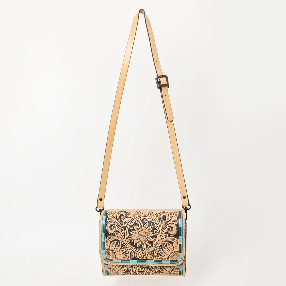 American Darling Cross Body I Hand Tooled Genuine Leather Women Bag Western Handbag Purse