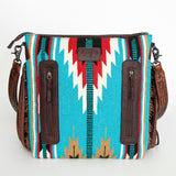 American Darling Signature Crossbody Hand Tooled Saddle Blanket Genuine Leather Women Bag Western Handbag Purse